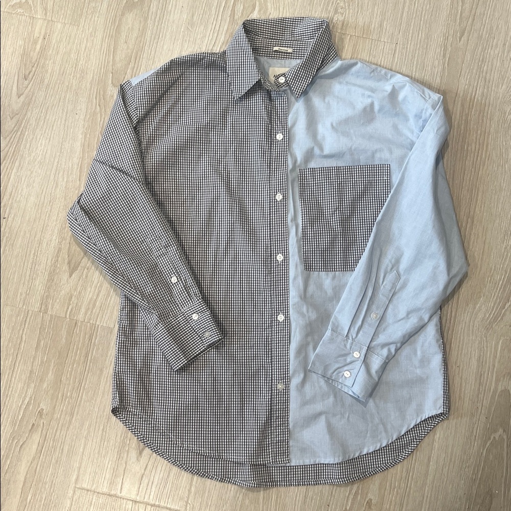 Abercrombie Two-Tone Button-Up Shirt
